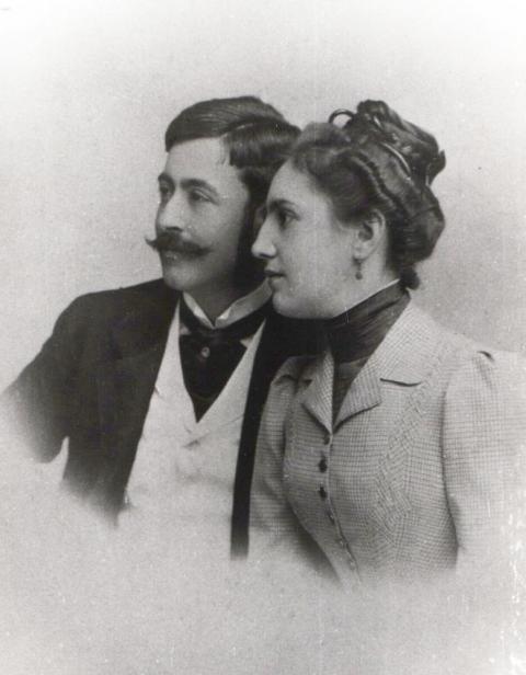 1900 - Dr. Vámosi Nagy Emil és felesége Kenessey Adél