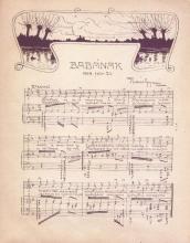 Babának, kotta, 1919 | Hárs György szerzeménye